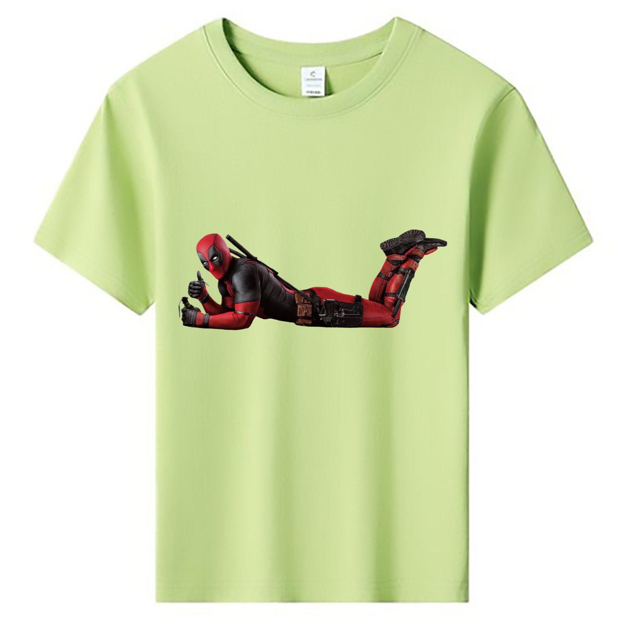 （画像用） Deadpool デッドプール 綿100％キッズTシャツ（フロントプリント）
